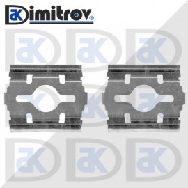 Пластинки предни накладки Citroen Fiat Iveco Nissan Peugeot Renault